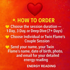 Twin Flame Commitment Healing Chakra Balance Distance Reiki for Relationship Stability Emotional Trust Energy Alignment Twin flame reading
