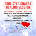 Soul Star Chakra Healing for Twin Flames Reunion Energy Session Self-Discovery Chakra Alignment