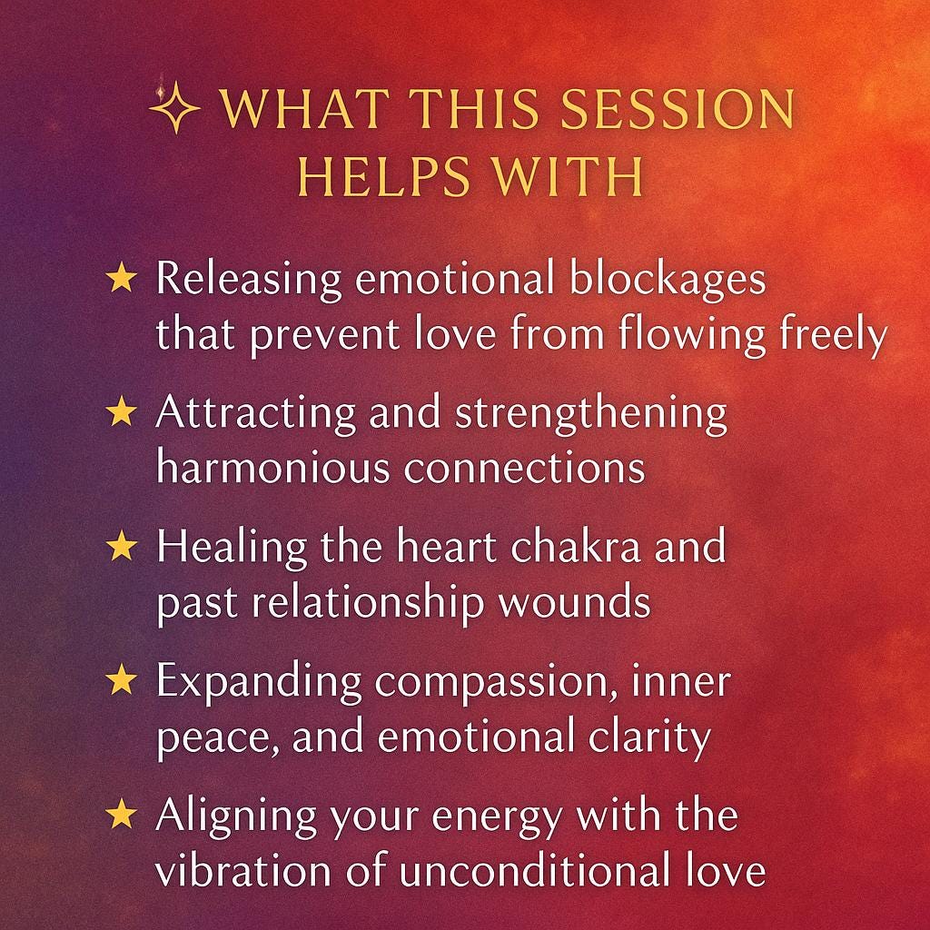Energy Healing for Love Flow Collective Love Activation Universal Energy Healing Group Reiki Session Heart Chakra Healing