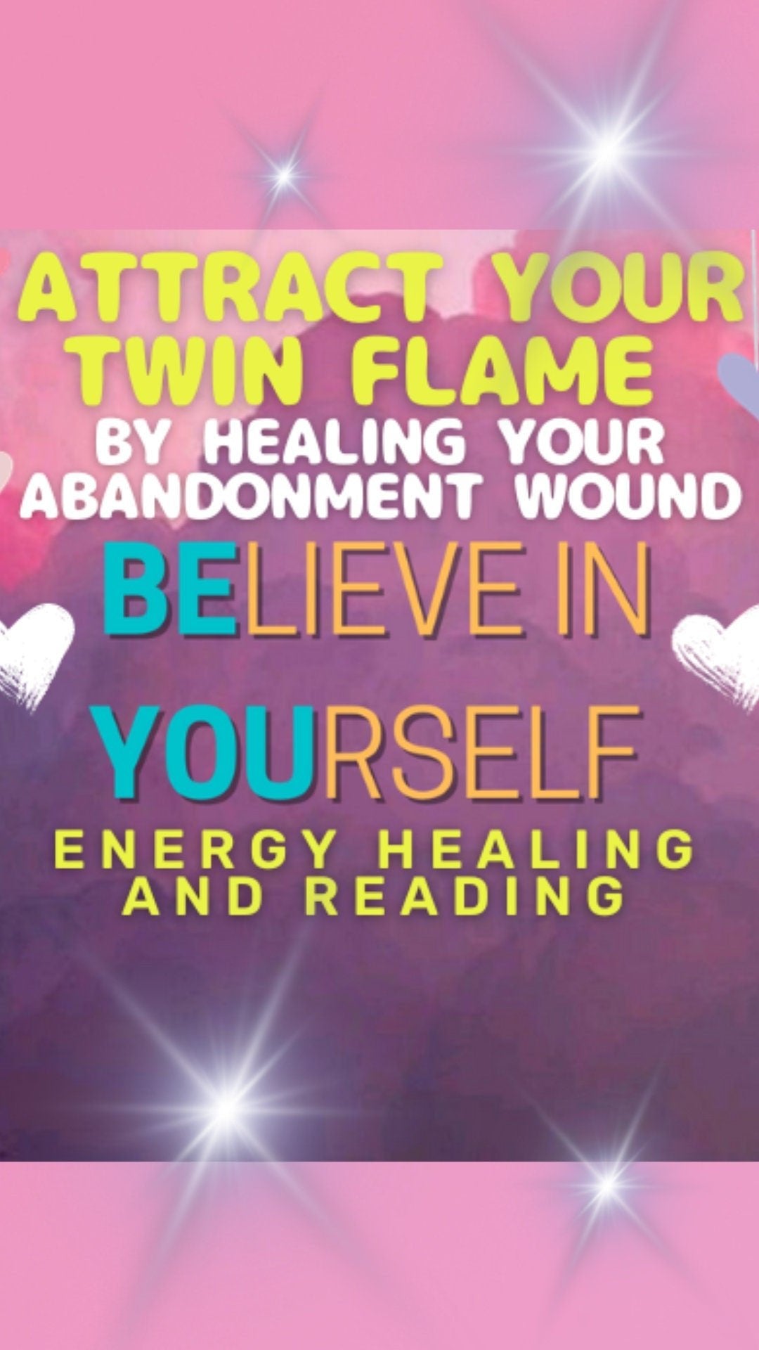 Abandonment wound energy healing session, Heal your twin flame connection - Kudalini
