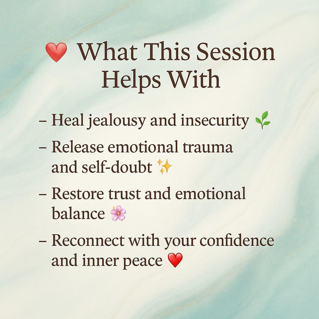 Confidence boost energy healing Insecurity Reiki healing for jealousy and emotional trauma release session for self doubt heal trust issues - Kudalini
