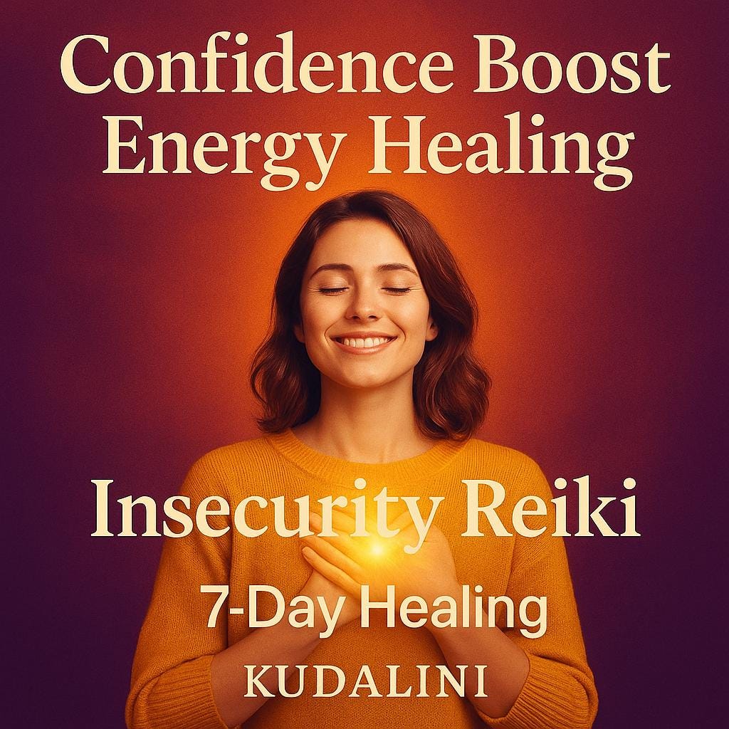 Confidence boost energy healing Insecurity Reiki healing for jealousy and emotional trauma release session for self doubt heal trust issues - Kudalini
