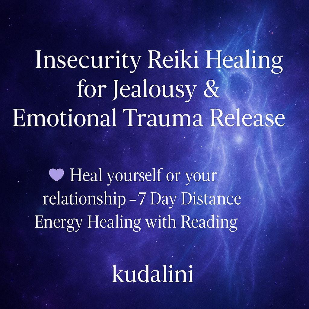 Confidence boost energy healing Insecurity Reiki healing for jealousy and emotional trauma release session for self doubt heal trust issues - Kudalini