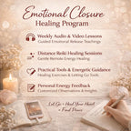 Emotional Closure Healing Program Reiki Energy Healing for Emotional Detachment Letting Go & Ending Energetic Attachment - Kudalini