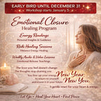 Emotional Closure Healing Program Reiki Energy Healing for Emotional Detachment Letting Go & Ending Energetic Attachment - Kudalini