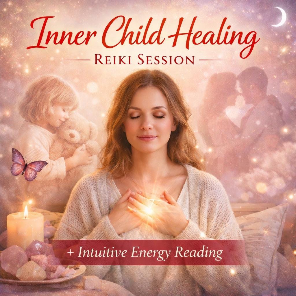 Inner Child Healing Reiki Session for Emotional Patterns Distance Energy Healing for Relationship Balance Inner Peace Twin Flame Focus - Kudalini