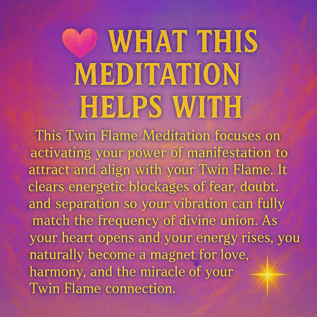 Meditation Manifest Twin Flame attract Divine Masculine union Divine Feminine awakening Kundalini raise frequency manifest twinflame love - Kudalini