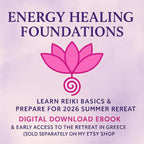 Reiki Energy Healing Basics eBook: Self Healing, Intuitive Training (Digital Download) - Kudalini