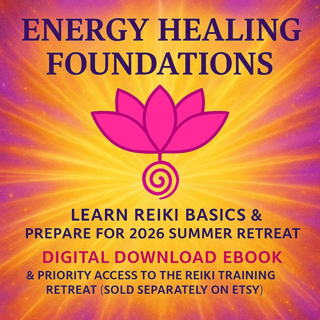 Reiki Energy Healing Basics eBook: Self Healing, Intuitive Training (Digital Download) - Kudalini
