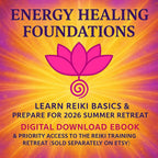 Reiki Energy Healing Basics eBook: Self Healing, Intuitive Training (Digital Download) - Kudalini