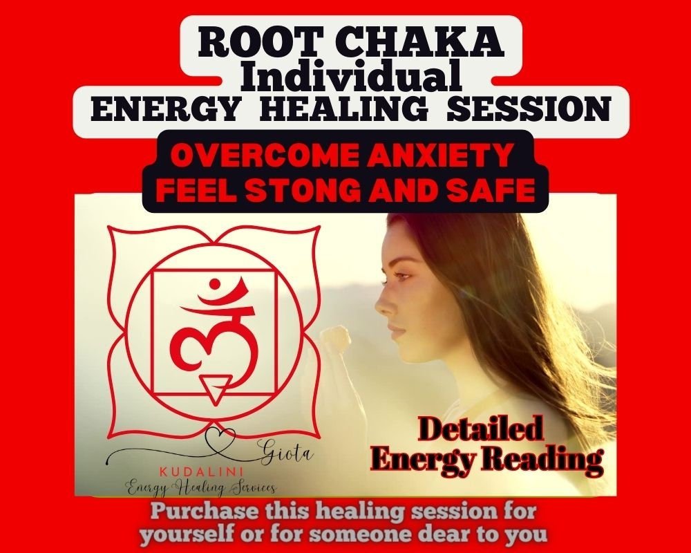Root Chakra Energy Healing Session: Anxiety & Trust Relief - Kudalini