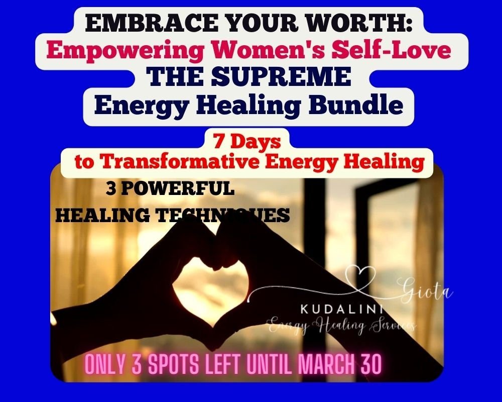 Self - Love Energy Healing Bundle: Divine Feminine Reiki, Theta & Quantum Healing - Kudalini