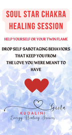 Soul Star Chakra Healing for Twin Flames Reunion Energy Session Self - Discovery Chakra Alignment - Kudalini