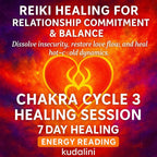 Twin Flame Commitment Healing Chakra Balance Distance Reiki for Relationship Stability Emotional Trust Energy Alignment Twin flame reading - Kudalini