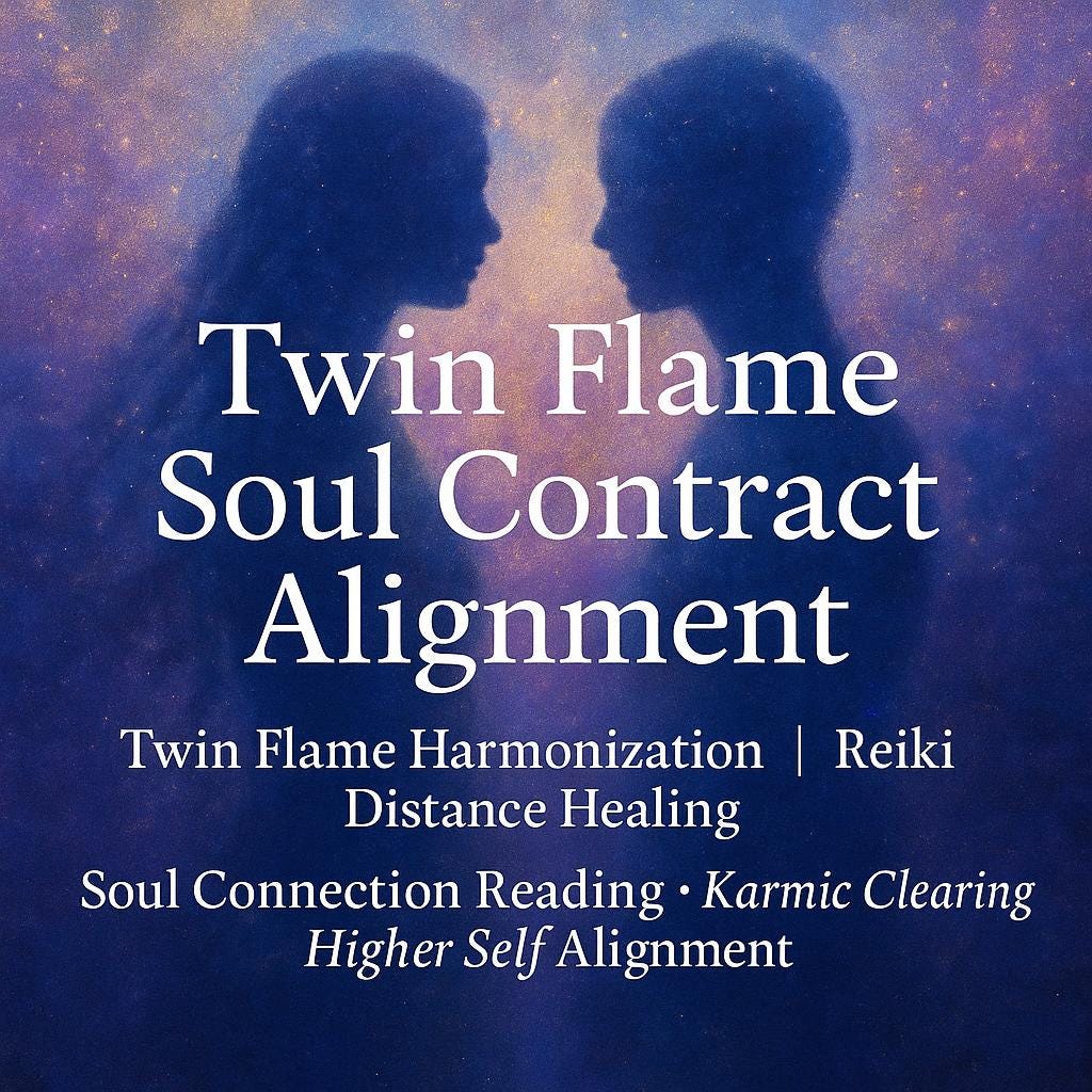 Twin Flame Reading Love Twin flame Healing Session Love Reiki Distance Healing Soul Connection Reading Karmic Clearing Higher Self Alignment - Kudalini