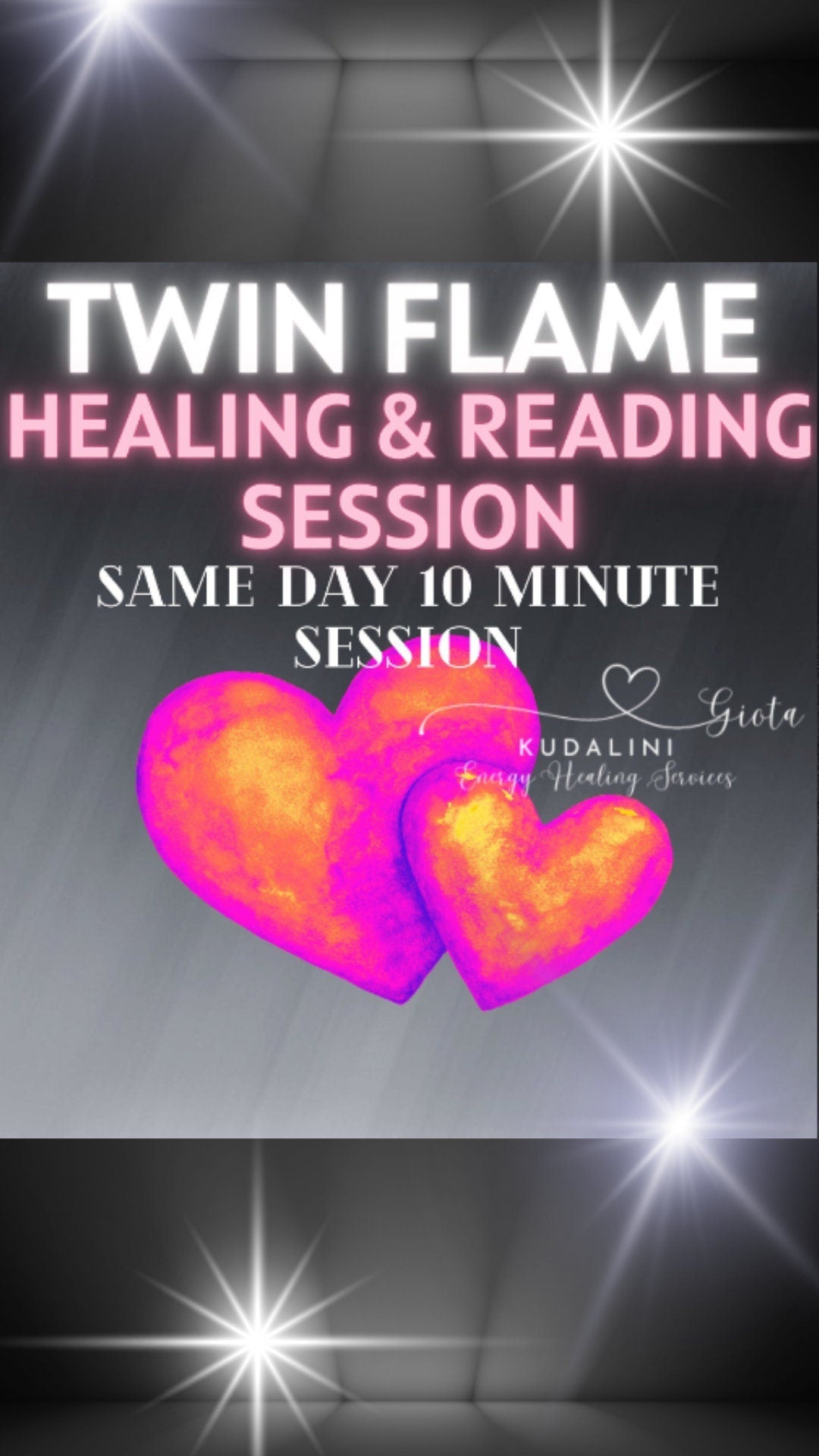 Twin Flame Reiki Healing & Love Reading: Distance Energy Work - Kudalini